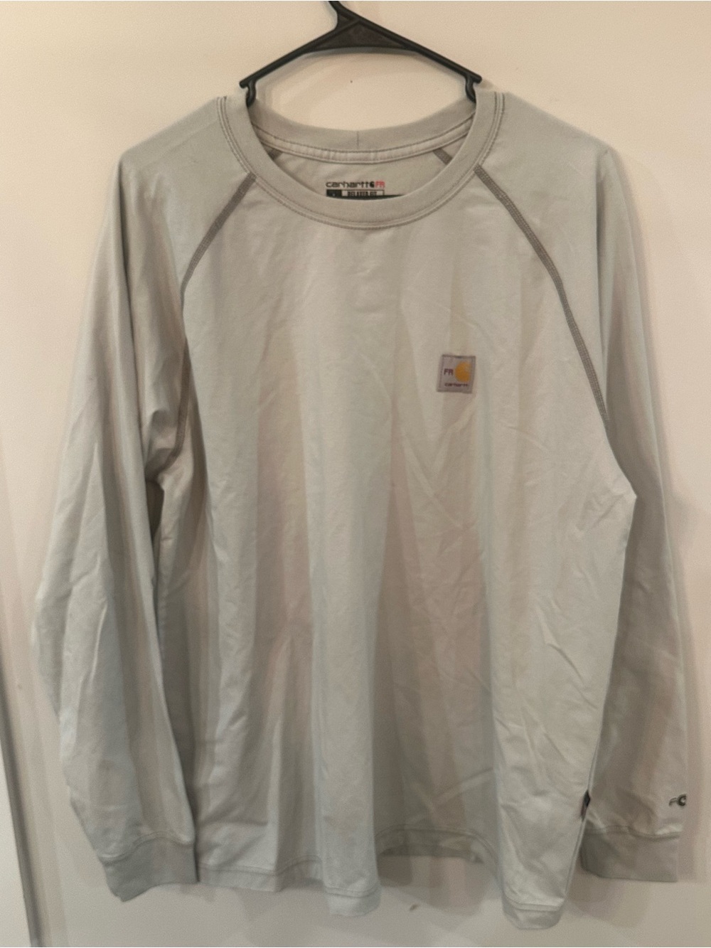 Carhartt Men's Flame-Resistant (FR) Force Long-Sleeve T-Shirt. Size L